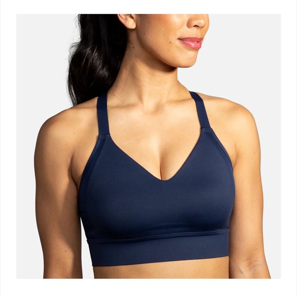 Brooks Drive Interlace Bra Women's 34C running sports bra activewear - Picture 2 of 9
